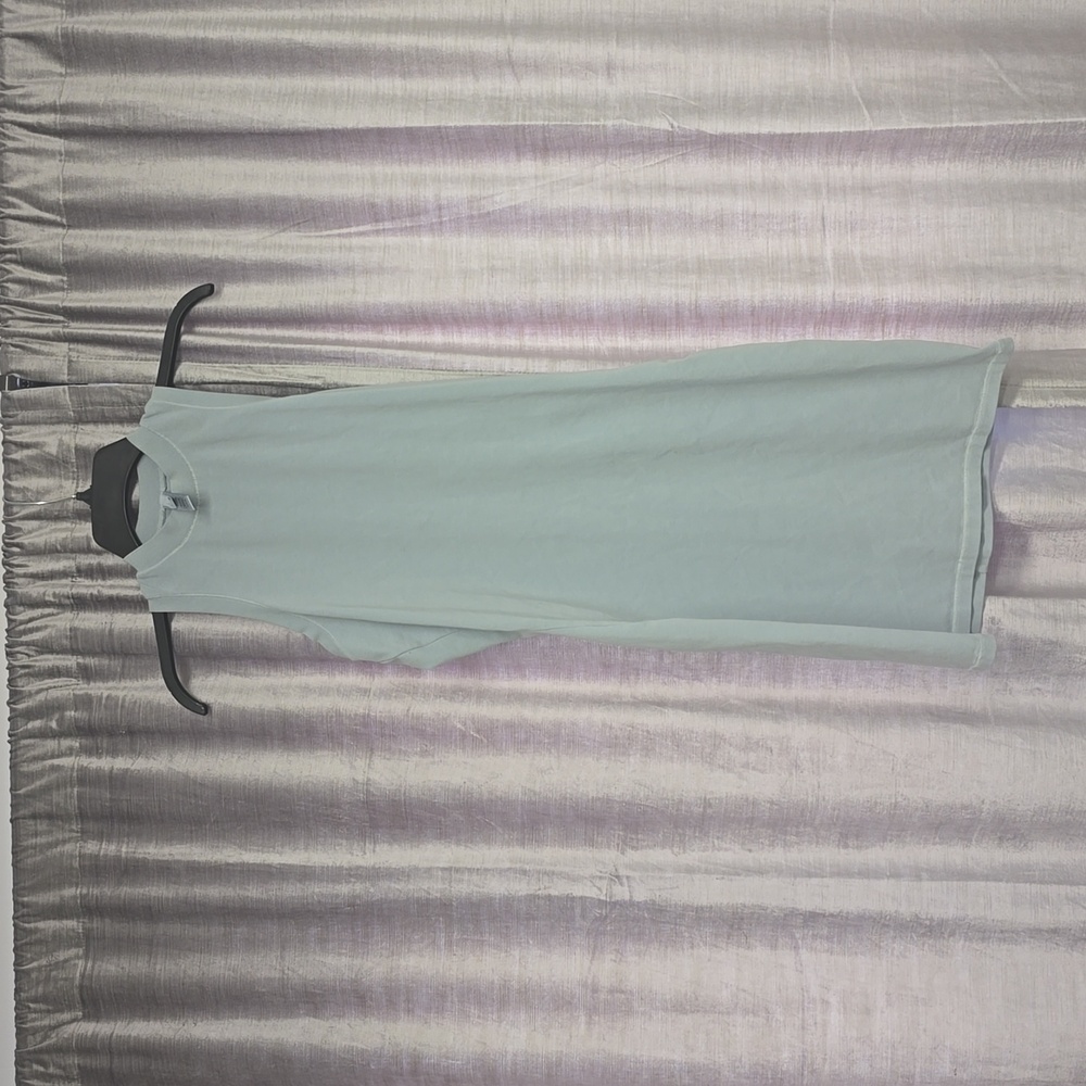 Skims Women's Blue Cotton Rib Slim-fit Stretch-cotton Mini Dress X Size L - Picture 3 of 4